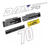 Calcos Honda Dax  70  Completo