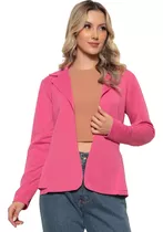 Casaquinho Feminino Social Blazer Terninho Acinturado Cores