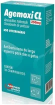 Agemoxi Cl 250 Mg Antibiótico Agener 10 Comprimidos