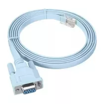 06 Cabos Console Adaptador Serial Db9 Femea X Rj45 Macho