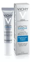 Creme Supreme Olhos Vichy Liftactiv Para Todos Os Tipos De Pele De 15ml