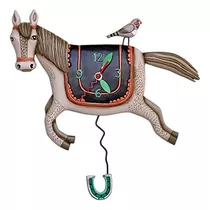 Reloj De Péndulo De Caballo Woah De Allen Designs