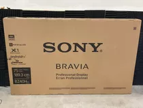 Sony Bravia Pro 75  Led Lcd Commercial Display 4k Fw75bz40h 