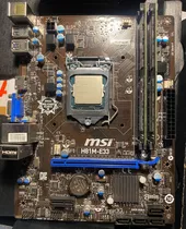 Combo Mother Msi H81m  + Procesador Intel Core I3-4170 + 4gb