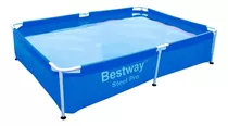 Pileta Estructural Rectangular Bestway 10473 Con Capacidad De 1000 Litros De 190cm De Largo X 130cm De Ancho De 0cm De Diámetro  Azul