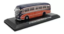 Miniatura Ônibus Jt Whittle Son Burlingham Seagul Metal 1:72