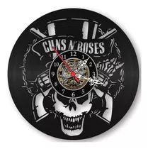 Relógio Parede Guns N Roses Disco Vinil Lp Decoração Vintage