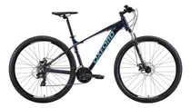 Mountain Bike Masculina Oxford Merak 1  2023 R29 L 21v Frenos De Disco Mecánico Cambios Shimano Tourney Color Azul/verde