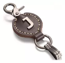 Leather Keychain For Men, Single Letter Alphabet