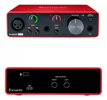 Placa De Sonido Focusrite Scarlett Solo 3ra Generacion 3g Interfaz De Audio Usb Distribuidor Oficial