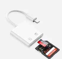 Adaptador Leitor De Cartão De Memória Sd Para iPhone