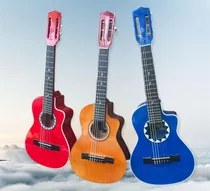 Guitarras Niños 10 Años Forro Metodo Personalizada, Correa 