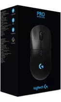 Logitech G Mouse Gamer Sem Fio Pro Wireless Lightspeed Rgb Cor Black