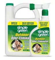 Kit Eliminador Olores Mascotas Uso Exterior Simple Green 2pz