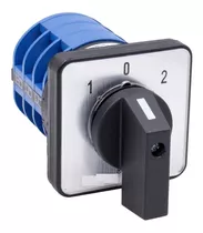 Selector Reversible 3 Posiciones 1-0-2 Para 20 Amperes