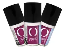 Brillo Terminador De Uñas Organic Nails Sin Lampara 3pz 15ml Color Transparente