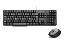 Kit Mouse Teclado Multilaser Tc213 Qwerty Português Brasil 