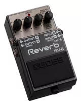 Pedal De Efecto Boss Reverb Rv-6  Negro