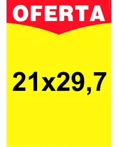 Cartaz Oferta P A4 Sulfite Supermercado 21x30cm - 1.000 Unid