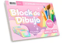 Block De Dibujo N° 5 Arco Iris X 24 H. Igneo 7220 Color Surtidas