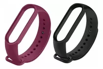 2 Mallas Para Xiaomi Mi Band 5 6 Correa Reloj Smart Watch 