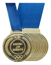 Conjunto 30 Medalhas Pequenas Honra Ao Mérito Pódio Torneio