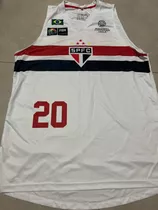 Camisa Regata São Paulo Basquete De Jogo