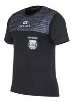 Camiseta Arbitro Athix Oficial Afa Negra  - Casaca Referee
