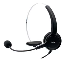 Headset Call Com Conector Rj9 Hs101 - Oex Cor Preto Cor Da Luz Preto