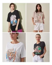 Lote Pack 10 Remeras Estampas Surtidas Mujer Calidad Premium