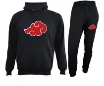 Blusa De Moletom Naruto Akatsuki + Calça Conjunto Top