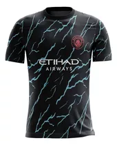 Camiseta Manchester City Alternativa Negra Version 2024