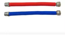 Kit Conexión Flexible Extensible Fm 1/2 25-50cm Rojo/azul