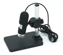 Microscopio Optico Digital 1000x Electronico Usb Zoom Led Color Negro