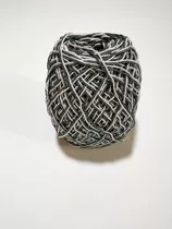 Hilo Para Tejer Crochet Negro / Gris 100grs.