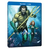 Aquaman Steelbook Dc Comics Pelicula Blu-ray + Dvd