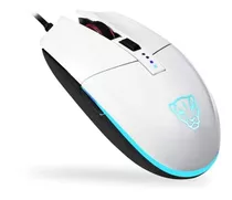 Mouse Gamer Motospeed V50 Rgb 4000dpi Branco