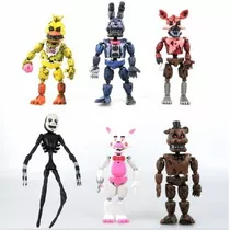 14-17 Cm Cinco Noites No Fnaf 6 Bonecas Flexíveis Freddy