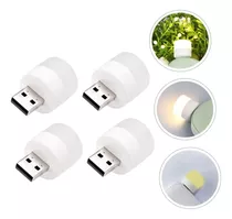 10 Mini Luminária Led Usb Portátil P/ Escritório Casa Carro