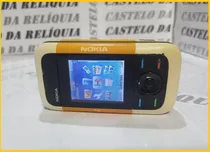 Celular Nokia 5200 ( Amarelo + Branco Palha )  Antigo D Chip