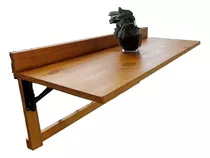 Mesa Barra Balcón Madera Rebatible 100x40