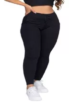 Calça Moletom Social Feminin Jogger Modelo Ribanna Plus Size