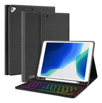 Funda C/teclado Coo Para iPad 2021 9g/8g/7g 10.2inch Backlit