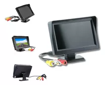 Tela Fixa Monitor Veicular 4.3 Vídeo Lcd Para Câmera Ré