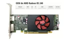 Tarjeta Gráfica Amd R5 240 1gb Ddr3 (alto Perfil), Hd 8490