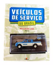 Miniatura Mitsubishi L200 Perícia Veículos De Serviço