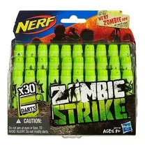 Acessorio Refil Nerf 30 Dardos Zombie Hasbro