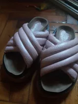 Sandalias Verano Plataforma Rosa Número 37