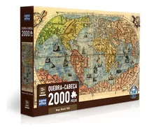 Quebra-cabeça Mapa Mundi 1.565 - 2000 Peças - Toyster