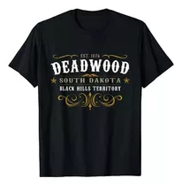  Camiseta Vintage Deadwood, Montanha Dakota Do Sul